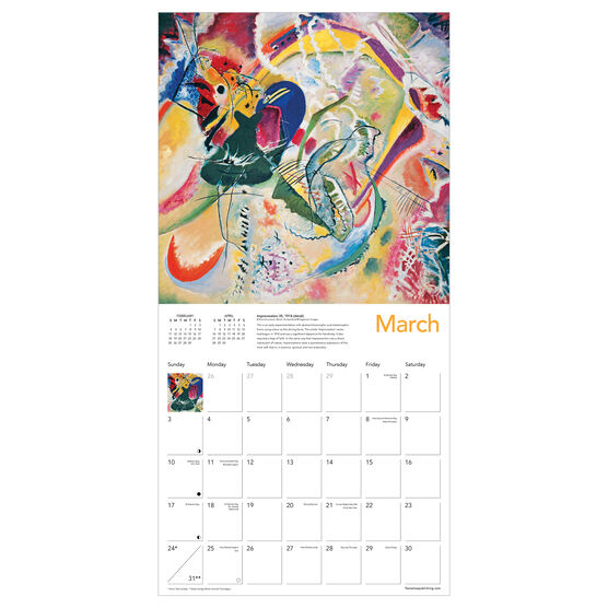 Wassilly Kandinsky 2024 wall calendar Calendars Tate Shop Tate